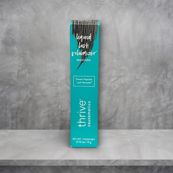 Thrive Deluxe Mini Brynn Liquid Lash Volumizer Mascara- rich black, vegan, lift - Picture 3 of 7